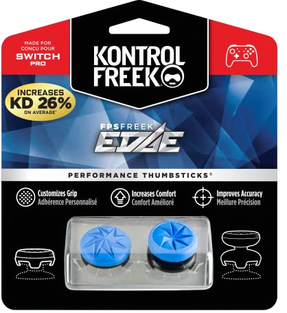 KontrolFreek FPS Freek Edge pour Manette Nintendo Switch Pro | Baguettes performantes | 1 Convexe Montante, 1 Convexe Taille Basse | BL