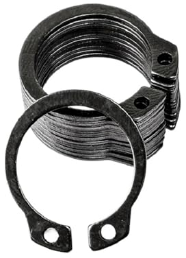 10~100 Stück M3-M42 Sicherungsringe for Welle, schwarzer Kohlenstoffstahl, Wellensicherungsring, Lagerhalter, Sicherungsring, C-Clip-Sicherungsscheiben (Size : M42-10pcs)