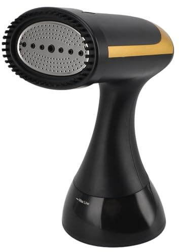 Ferro da Stiro a Vapore Portatile Piccolo da 300 Ml, Funzionamento Silenzioso, Mini Macchina da Stiro Verticale Orizzontale da Viaggio a Casa (Spina europea)