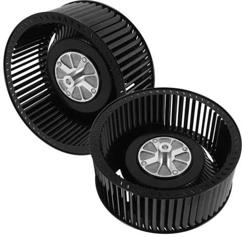 Range Hood Motor Fan Wheel Screw Replacement 2pcs Black Metal | Kitchen Exhaust Hood Parts, Compatible with Models, Charcoal Filter Included, Quiet Operation