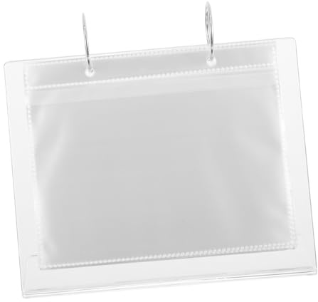 ULTECHNOVO Album de Rangement pour Stickers Ongles Carnet Transparent pour Nail Art Support de pour Collection de Décalcomanies Organiseur Portable pour Stickers Nail Art