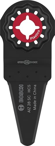 Bosch 10x Couteau à mastic AIZ 28 SC | pour Silicone, Laine minérale, Largeur mm Professional Accessoire Outil multifonction