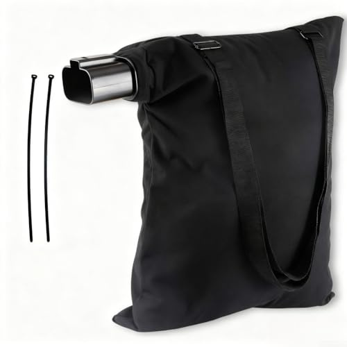 Trurovem 5140125-95 - Borsa raccolta soffiatore per foglie Black and Decker BV3100 BV2900, sacco sottovuoto in poliestere con accessorio per montaggio a spalla, parte di ricambio resistente