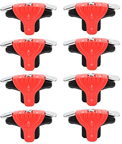 8Pcs PUBG Mobile Game Controller Trigger, Mobile Phone Game Controllers Trigger Sensitive F01 Shooter Controller Joystick Button for PUBG/Rules of Survival/Call of Duty(red)