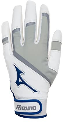 Mizuno Prime SE Fastpitch slaghandske, vit/kunglig, liten
