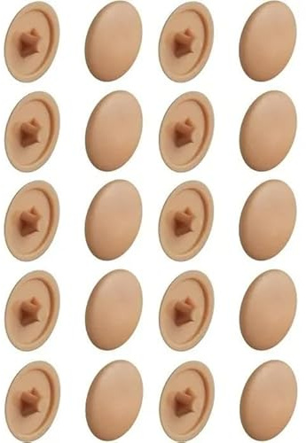 cyclingcolors 20x Cache vis Plastique Marron pin cruciforme pozidrive T2 Capuchon Protection Bouchon Meuble