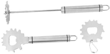 Toddmomy 3pièces Grattoir Barbecue Acier Outil De Nettoyage Multifonction pour Accessoire BBQ avec Design Ergonomique