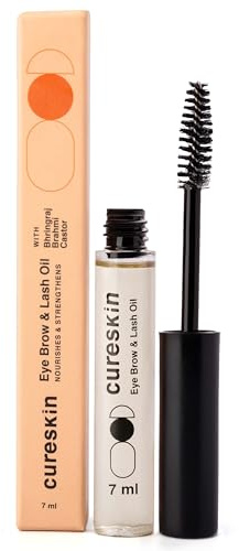 Cureskin Eye Brow & Lash Oil | Nourishes and Strengthens (7 ml) | Eyelash Growth Serum | Lash Serum for Eyelash Growth