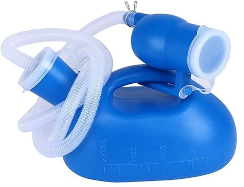 Urinflaschen für Männer Urinflaschen for Männer, tragbare Töpfchen-Pipi-Flasche, 2000 ml, mit 1,5 m transparentem Schlauch, for Zuhause, Camping, Autoreisen