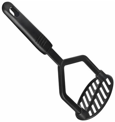 HiFEN® Black Nylon Non-Slip Potato Masher Heat Resistant Kitchen Utensils Fruits & Vegetables Baby Food Masher