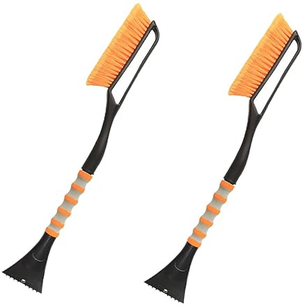 Toyvian 2piezas Quitanieves Parabrisas Coche Pala Hielo Raspador Mango Anticongelante