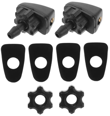 ZUNOXAZ Ugelli Lavavetri Auto 2 Pezzi in Nylon e Pp Ugelli Spruzzatori per Parabrezza Pulizia Efficiente e Installazione Facile