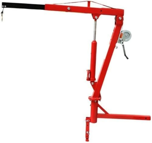 Polipasto Eléctrico Cabrestante Elevador Grúas de elevación Camioneta pickup de 500 libras Hidráulico Pwc Muelle Jib Motor Polipasto Grúa Montaje de enganche Elevación 2 Montaje de enganche Rojo