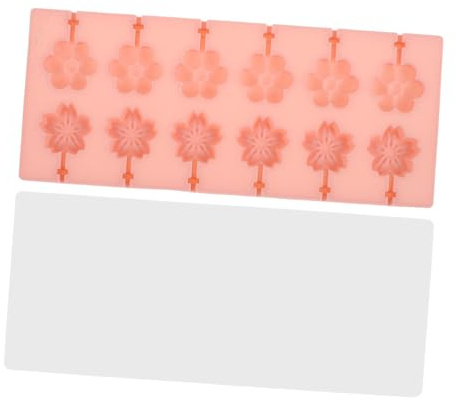 UKCOCO Stampo in Silicone Per Lecca-lecca Stampi Riutilizzabili Per Cioccolato e Caramelle Con Coperchio Stampo Antiaderente Per Cubetti Di Ghiaccio e Torte Carino