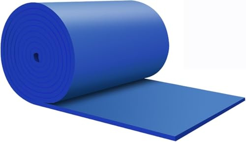 XYWGBMS Sound Proofing Panels Self-Adhesive Acoustic Panels, High Elasticity Insulation Proofing Panels, Sound Treatment Wall Panels for Recording Studio, Home, Offices,Blue -10mm-1x10m