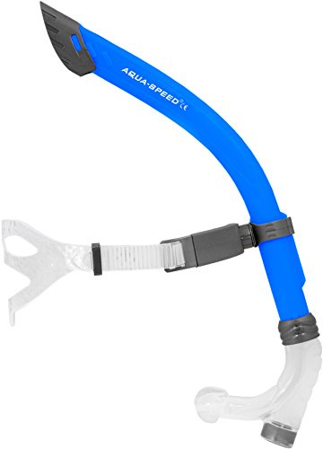 Aqua Speed Premium SCHNORCHEL für Kinder und Jugendliche | Silikon-Mundstück | Trockenschnorchel | Befestigungsclip