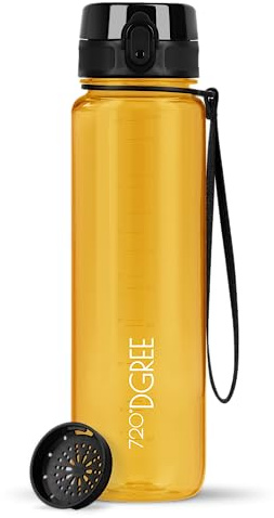 720°DGREE Trinkflasche „uberBottle“ Sieb – 6 Größen, über 40 Farben wählbar