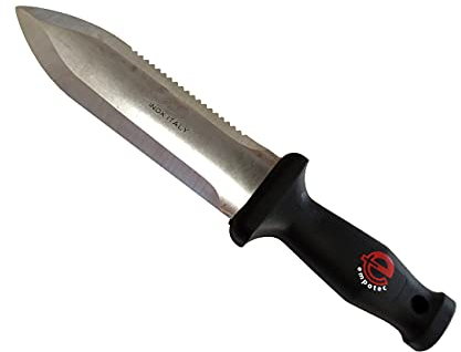 Coltello da Scavo Empotec C1 Acciaio Inox Made in Italy Terreni Duri Metal detector Giardinaggio Digger Edge Premium