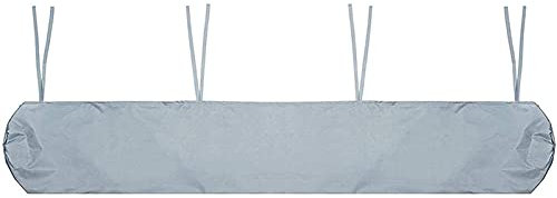 XHDZSW Markisenschutzhülle, Schutzhülle Für Markisen, Terrassen-Schutzabdeckung, Staubdicht, Gartenmarkise, Überdachung, Regenschutz (Grau,3m/9.84ft)