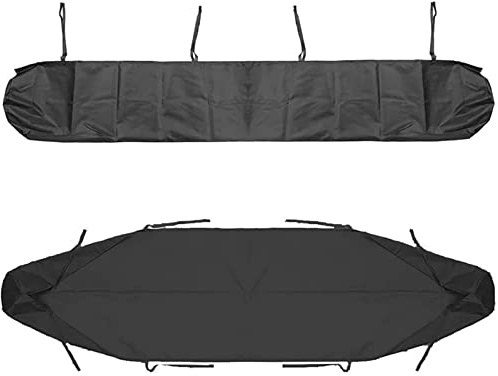 Markisenabdeckung, wasserdichte Sonnenschutz Staubdichte Markise Aufbewahrungstasche Mit Schnur, Für Außenterrasse Ersatz Markisenabdeckung (Black,3.5m / 11.48ft)