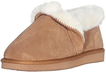 Harrys-Collection Damen Hausschuh Halbschuh Boots aus Lammfell in 2 Farben Merino