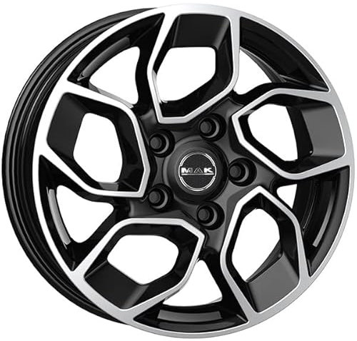 CERCHIO IN LEGA MAK EXPRESS 3 7x17 5x160 ET 55 BLACK MIRROR
