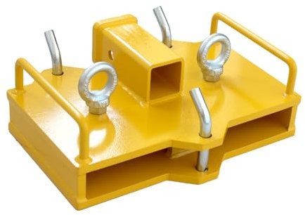 MaxxHaul 50842 Attache d'attelage de Chariot élévateur – Récepteur d'attelage de 5,1 cm pour fourches à palettes Doubles pour Chariot élévateur