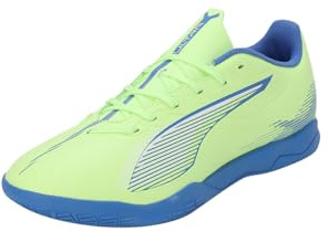 Puma Unisex Adults Ultra 5 Play IT Soccer Shoe, Fizzy Apple-Puma White-BLUEMAZING, 43 EU
