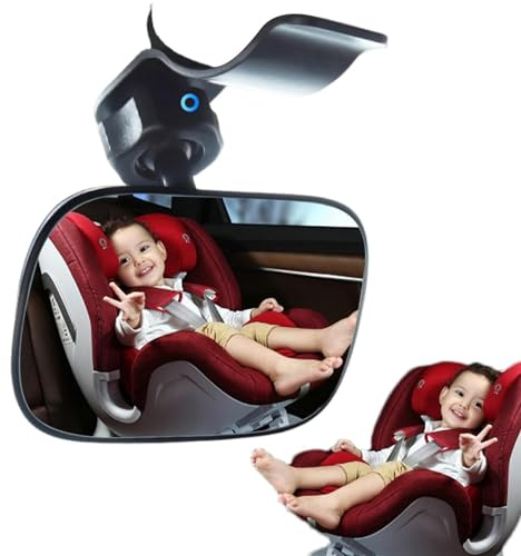 Babyspiegel fürs Auto,Rücksitzspiegel für Babys,Autositzspiegel Babyautospiegel - Autositzspiegel, Rückspiegel, Babyspiegel, bruchsicher, zum Betrachten von Rückpassagieren und Kindern