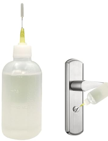 Lubrifiant pour porte de garage, huile lubrifiante pour charnières de porte, Huile de roulement, Lubrifiant de écologique longue durée, lubrifie les serrures, bruit de charnière