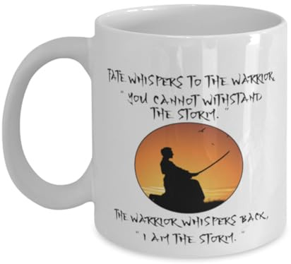 Powerful Coffee Mug, Warrior Whispers Back I Am The Storm, Resilient Gift, White Ceramic Cup - Funny Gift Coffee Mug - Perfect for Coffee Lovers, Friends, Family, and Colleagues