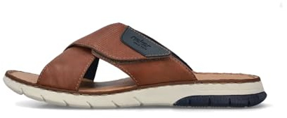 Rieker herr 25283 pantoletter, brun, 45 EU, BRUN, 45 EU