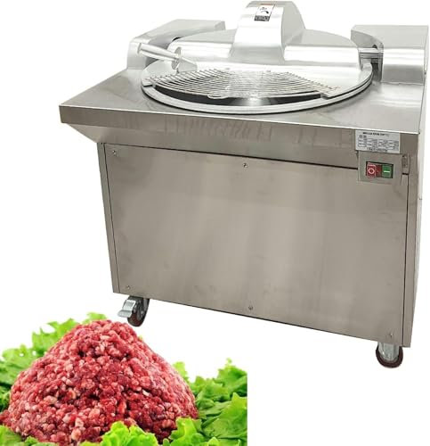 GFXYQPDNV 1.5KW 24L Commercial Meat Vegetable Food Processor 110V Vertical Electric Food Cutter Chopper Multifunction Food Blender Cutter for Vegetables Meat Ginger Garlic