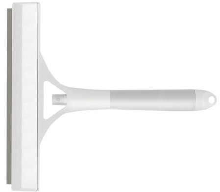 Window Squeegee with Spray, Window Wiper with Silicone Squeegee, Professional Window Cleaning Kit for Bathroom, Shower, Glass, Mirror, Car