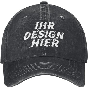 Tingwei personalisiert Cap personalisierte Basecap personalisierte Cap mit Foto/Logo/Text Cap selbst gestalten Mesh-Trucker-Kappe, verstellbare Dad Cap gestalten für Männer & Frauen