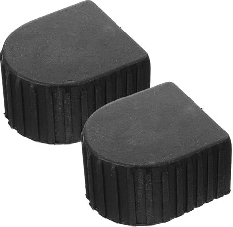 Didiseaon 2pcs Aluminum Alloy Ladder Covers Thickened Ladder End Caps for Home Use