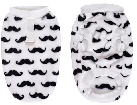 Xcgbxzd XS Dog Sweaters Cute Warm Fleece Puppy Winter Clothes for Chihuahuas and Teacup Dogs
