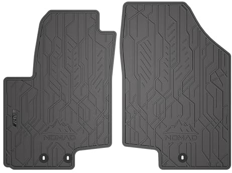 FROGUM Nomad Gummimatten Ganzjährig Autofussmatten Vorne Automatten für Hyundai ix20 2010-2019 | Beständiges Gummi Material | 1,5cm Schutzkante