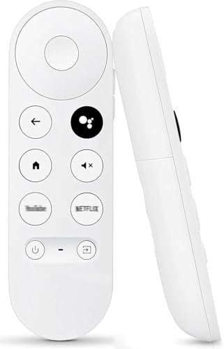 Sprachfernbedienung für Google Chromecast, G9N9N für Chromecast mit Google TV Fernbedienung, für Google TV Streamer GA01409 GA01919 GA01920 GA01923 GA02463 GA02464 (nur für Snow Chromecast Google)