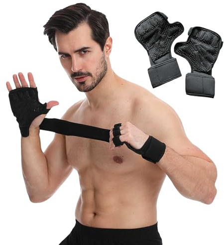 Gants d'exercice | Gants de cross training | Rembourrage en silicone respirant Ajustement serré Forte adhérence antidérapante Exercice pour fitness, WOD, haltérophilie, gym et entraînement