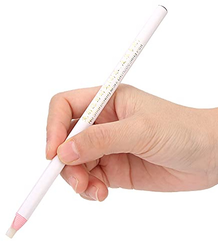 Yechiry Chinagraph Marker Pencil White Durable for Glass Marking Pen Peel Off Fabric 8pcs/Set for Glass/Ceramics/Furniture Wax