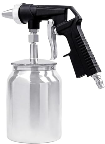 Sableuse pneumatique - Pistolet de sablage à air haute pression - Kit de nettoyage de de voiture - Outil de nettoyage de haute performance pour enlever la peinture, les taches de bois