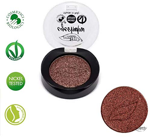 PUROBIO Ombre à Paupières n.21 - Rouge Cuivre Shimmer - Texture Souple, Pigmentation Haut, Look Professional - 3,5 g