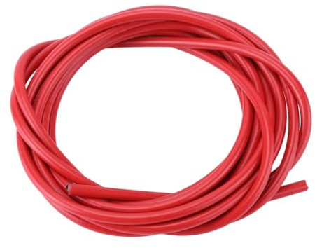 Fahrrad Bremskabel Stahl f¨¹r Mountainbike Rennrad - Hochwertiges widerstandsf?higes langlebiges Bremsseil Fahrradzubeh?r Rot 3 Meter