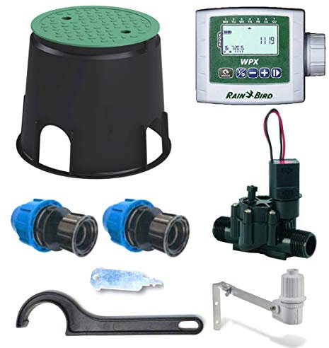 Kit completo irrigazione con Centralina Rain Bird da Pozzetto preparato da Pratoerboso.com (1 Zona)