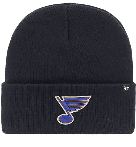 47 Unisex B08l6lxx71 Brand Beanie Wintermütze-Haymaker St. Louis Blues, Navy, Einheitsgröße