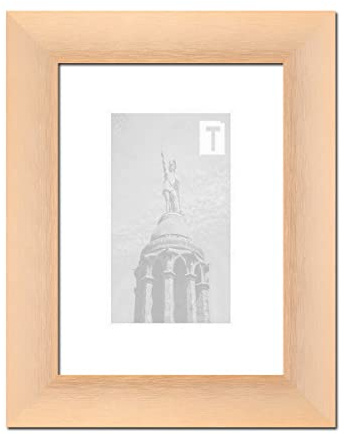 Aluminium-Bilderrahmen Zoe Bronze 50 x 70 cm Museumsglas 2mm breit stabil