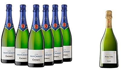 Codorníu Gran Cremant - Cava Brut - Caja 6 botellas 75cl & Codorníu Prima Vides - Cava Brut - 75cl