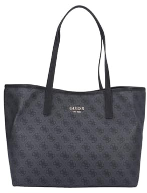 GUESS Women Vikky Tote Bag, Kohle