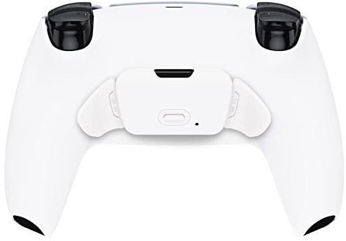 eXtremeRate Programmierbar Rise Remap Kit für ps5 Controller BDM-030/040/050 Model, Upgrade Remap Platine & Rückseite Gehäuse/Case & Rise Rücktasten Paddles für ps5(Schneeweiß)